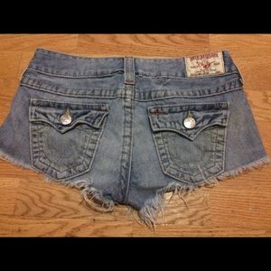 true religion shorts.  authentic!