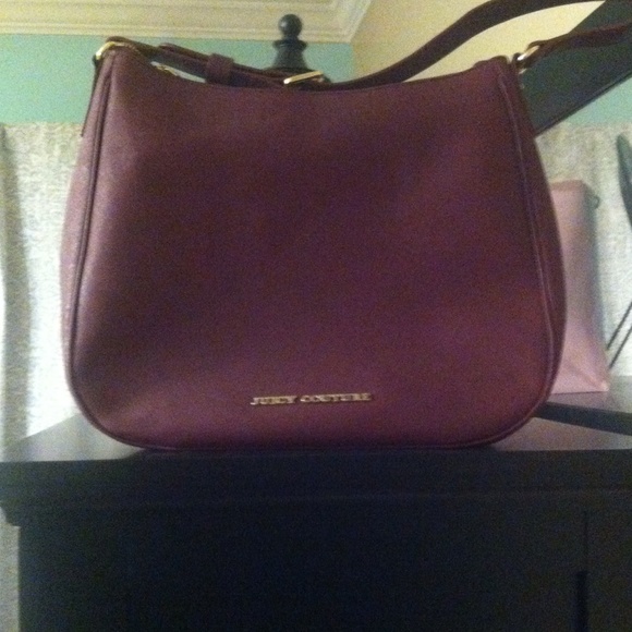 Juicy Couture merlot saffiano leather bag!