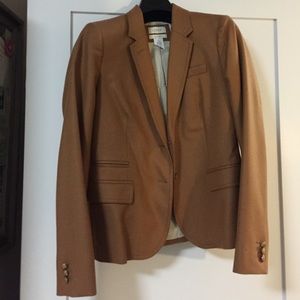 Camel J Crew schoolboy blazer
