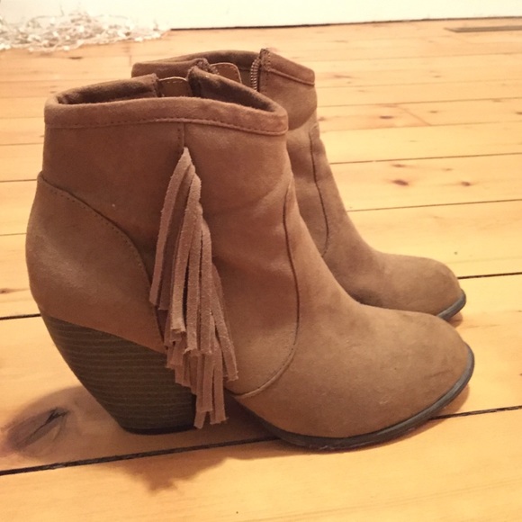 Fringed Booties
