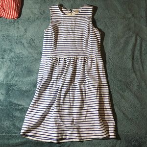 Blue and White Stripped Dress
