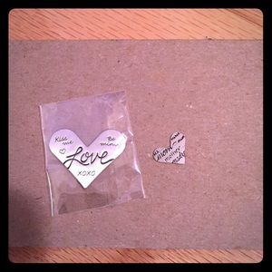 Origami owl heart plates