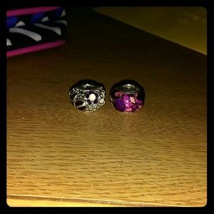 Lowest price!! 2 authentic beautiful Pandora beads