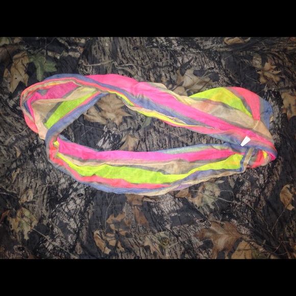 multi colored infinity scarf