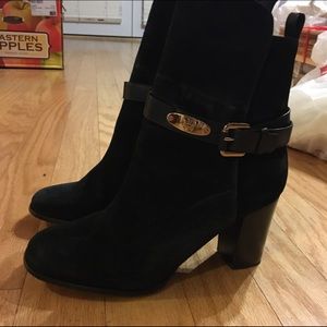 Tory Burch ankle suede booties