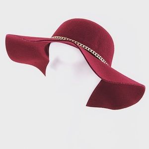 Chain Band Floppy Hat