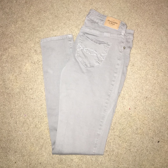 Grey Abercrombie Jeggings