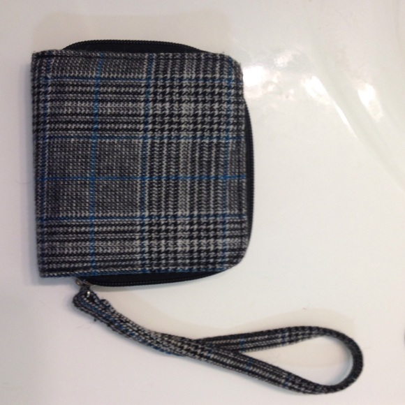 Plaid Chain Purse/Wristlet