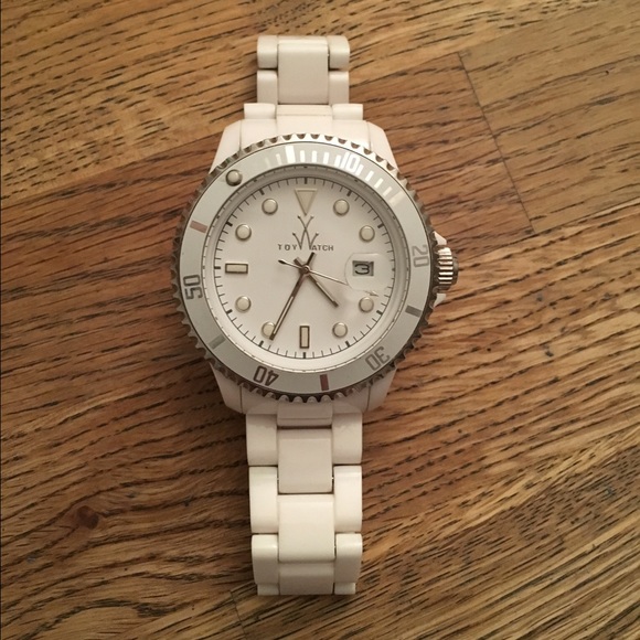 toy watch white ceramic