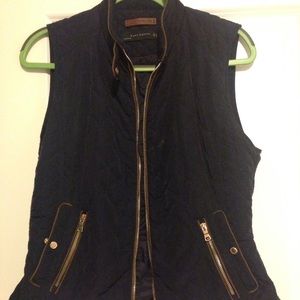 Navy Zara Vest