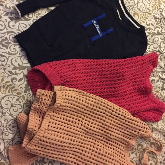 3 sweaters for $15 !