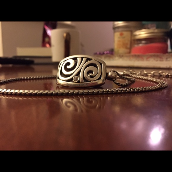 Brighton silver lanyard badge clip