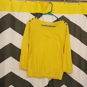 Loft yellow sweater