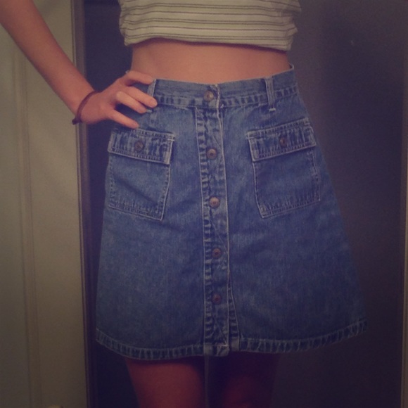Denim skirt