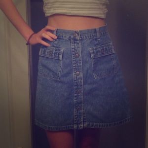 Denim skirt