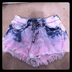 Color washed Jean shorts!