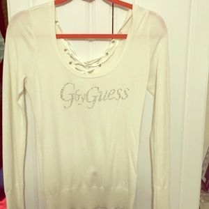 Beige long sleeve sweater