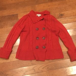 Cute and Cozy Red Sweater M
