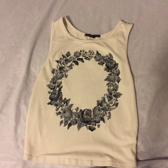 Urban Outfitters Floral Crop Top Tank