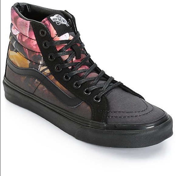 NWT Vans Ombré Floral High Tops