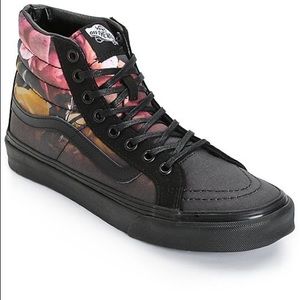 NWT Vans Ombré Floral High Tops