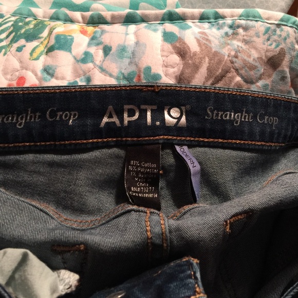 Straight Crop denims
