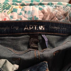 Straight Crop denims