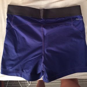 navy blue nike spandex