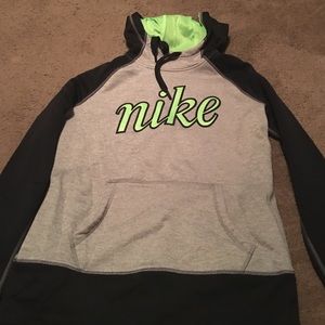Nike sweatshirt.