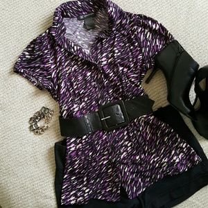 SOLD SOLD SOLD!! I-N-C multi color blouse soft