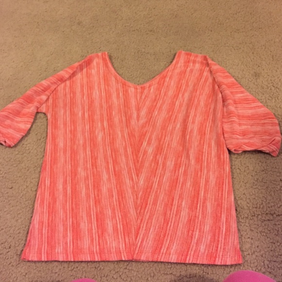 FREE WITH BUNDLE Loft orange 3/4 tee