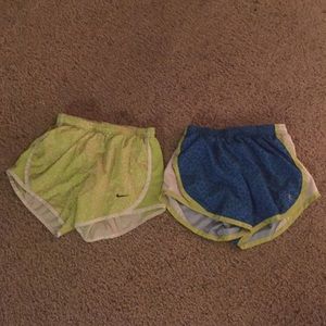 Nike and Dasani shorts