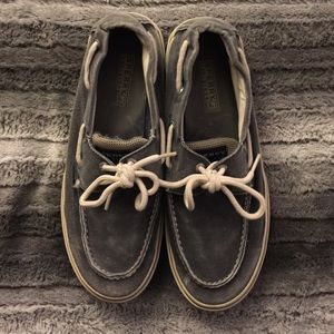Mens sperry canvas boat shoes