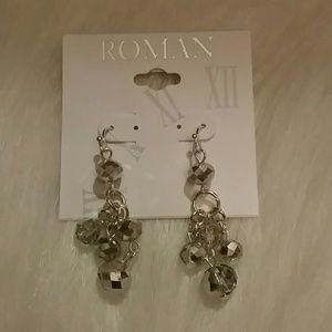 NWT silver dangle earrings