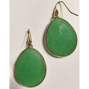 Stella & Dot Serenity Stone Drops in Jade