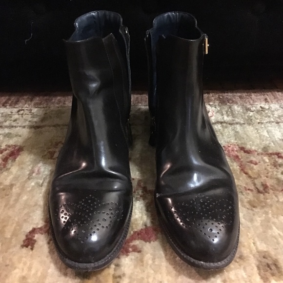 Black ankle boots