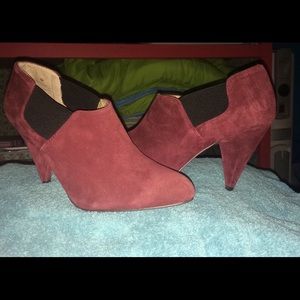 Ankle heeled booties