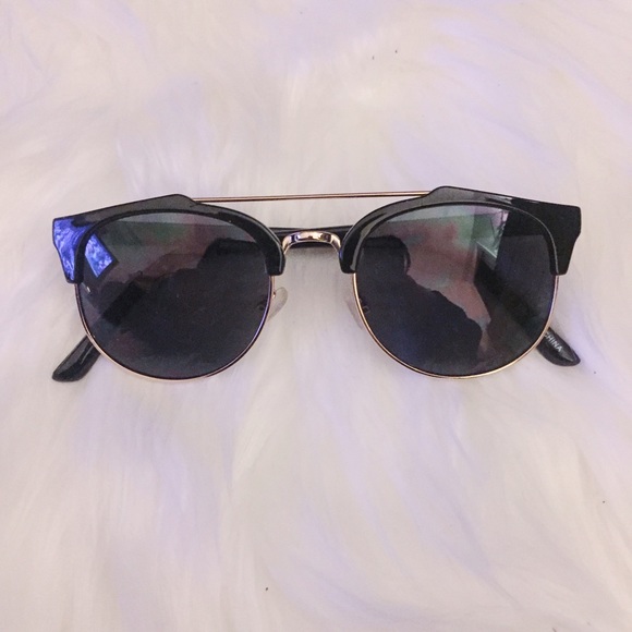 Gold Trim Sunglasses