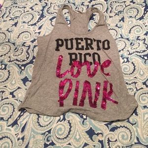 PR PINK tank top