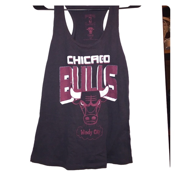 Chicago Bulls grayish black tank