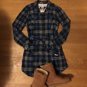 Plaid tunic