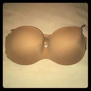 Nude strapless bra