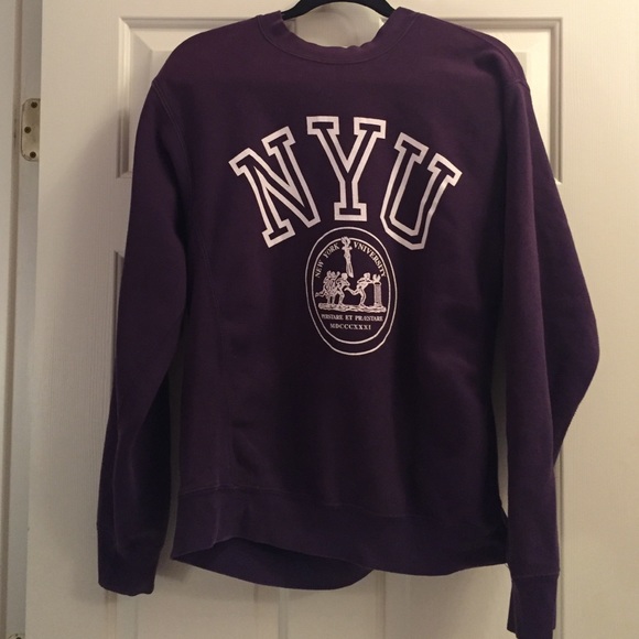 nyu crew neck