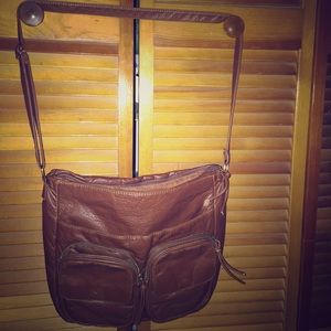 Super cute light brown bag!