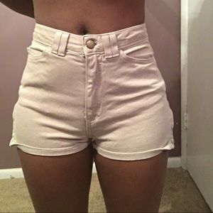 High Waisted American Apparel Shorts