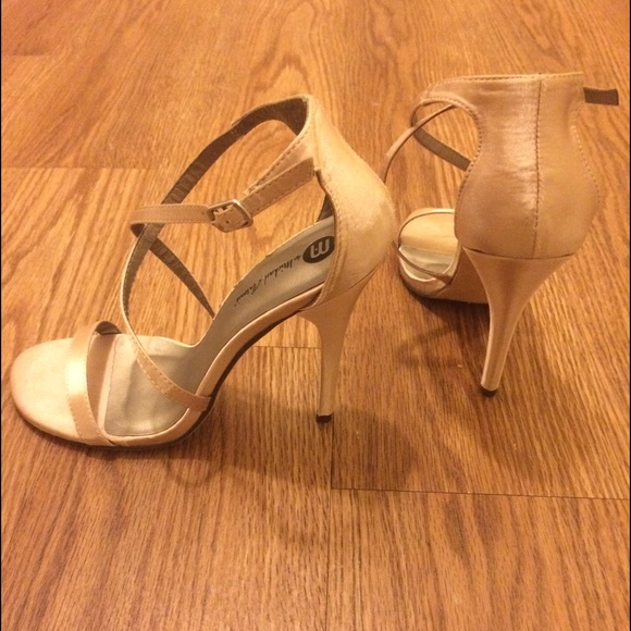 Michael Antonio Strappy Champagne Sandals