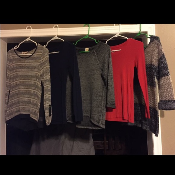 Bundle of shirts/sweaters