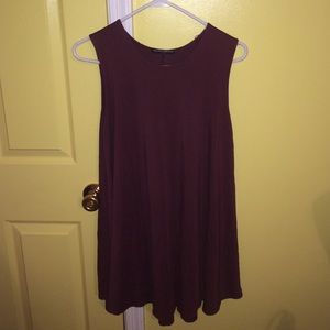 Burgundy brandy Melville dress