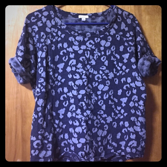 Gap cheetah blouse