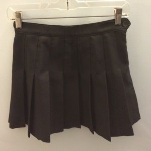 American Apparel Black Tennis Skirt